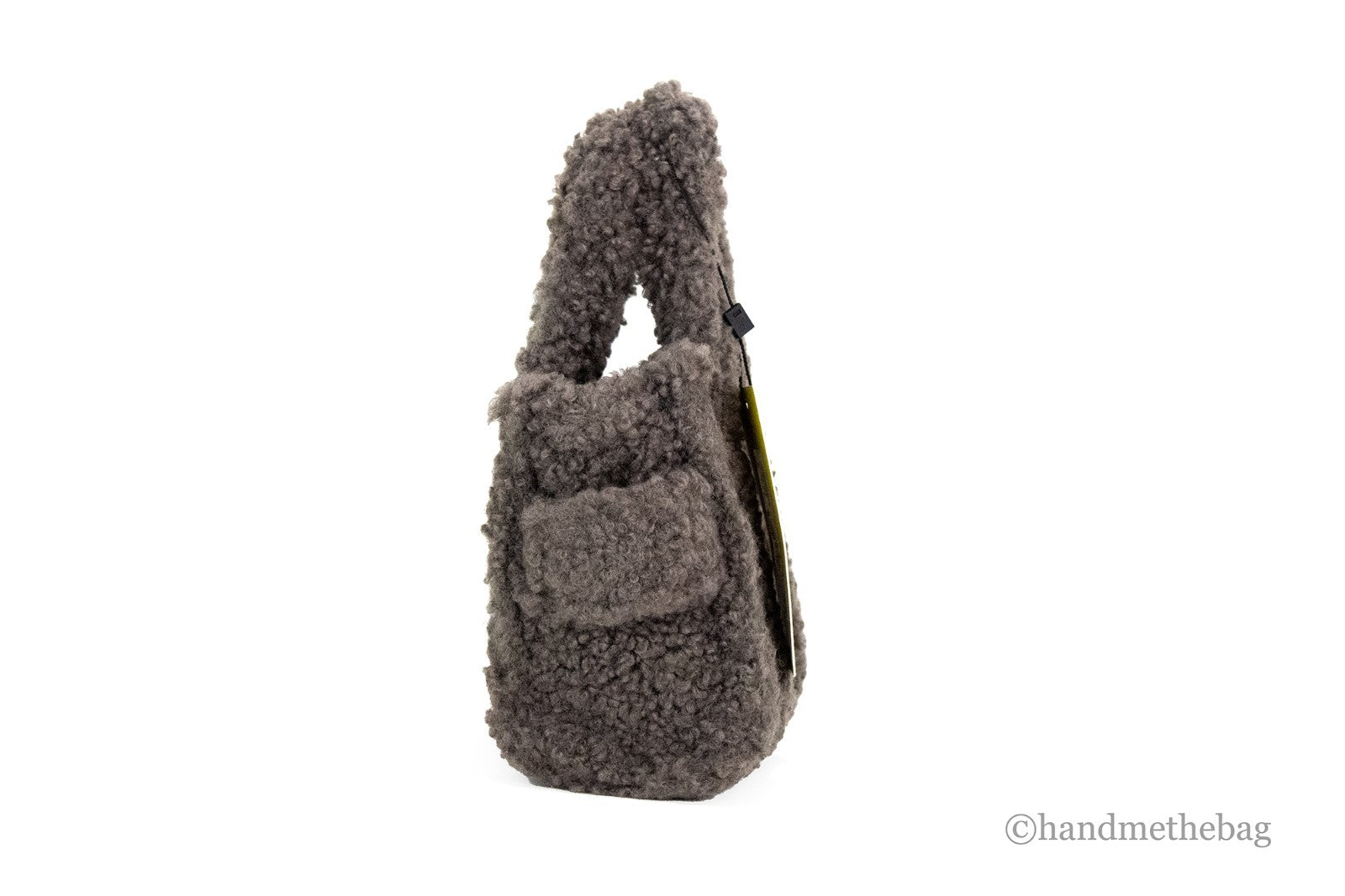 Marc Jacobs Grey Faux Fur Tote Bags