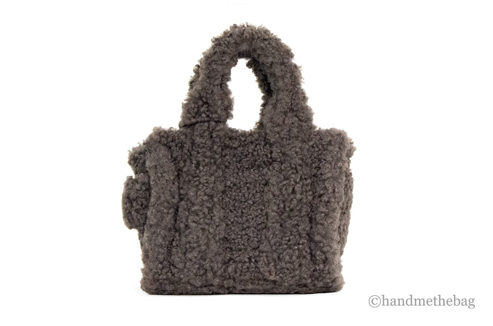 Marc Jacobs Grey Faux Fur Tote Bags