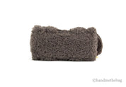 Marc Jacobs Grey Faux Fur Tote Bags