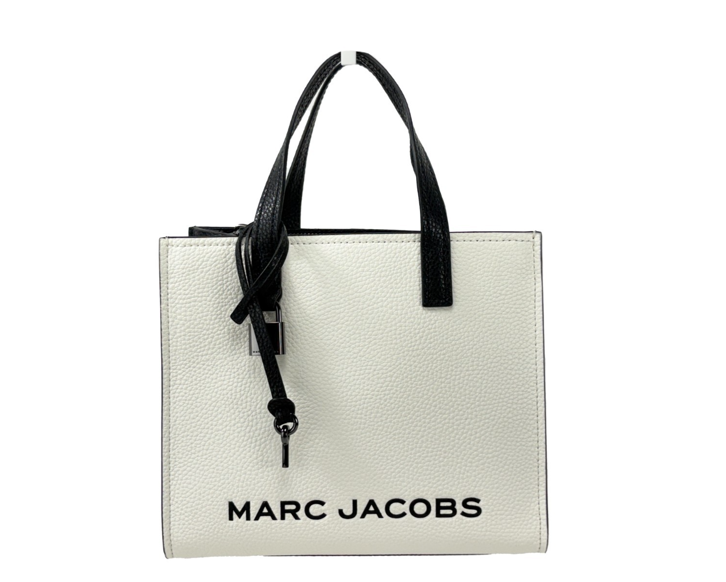 Marc Jacobs Black/White Pebbled Leather Crossbody Bags