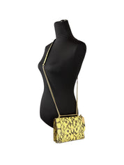 COACH Yellow Leather Crossbody Bag
