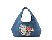 Marc Jacobs Blue Denim Denim Sack Bag