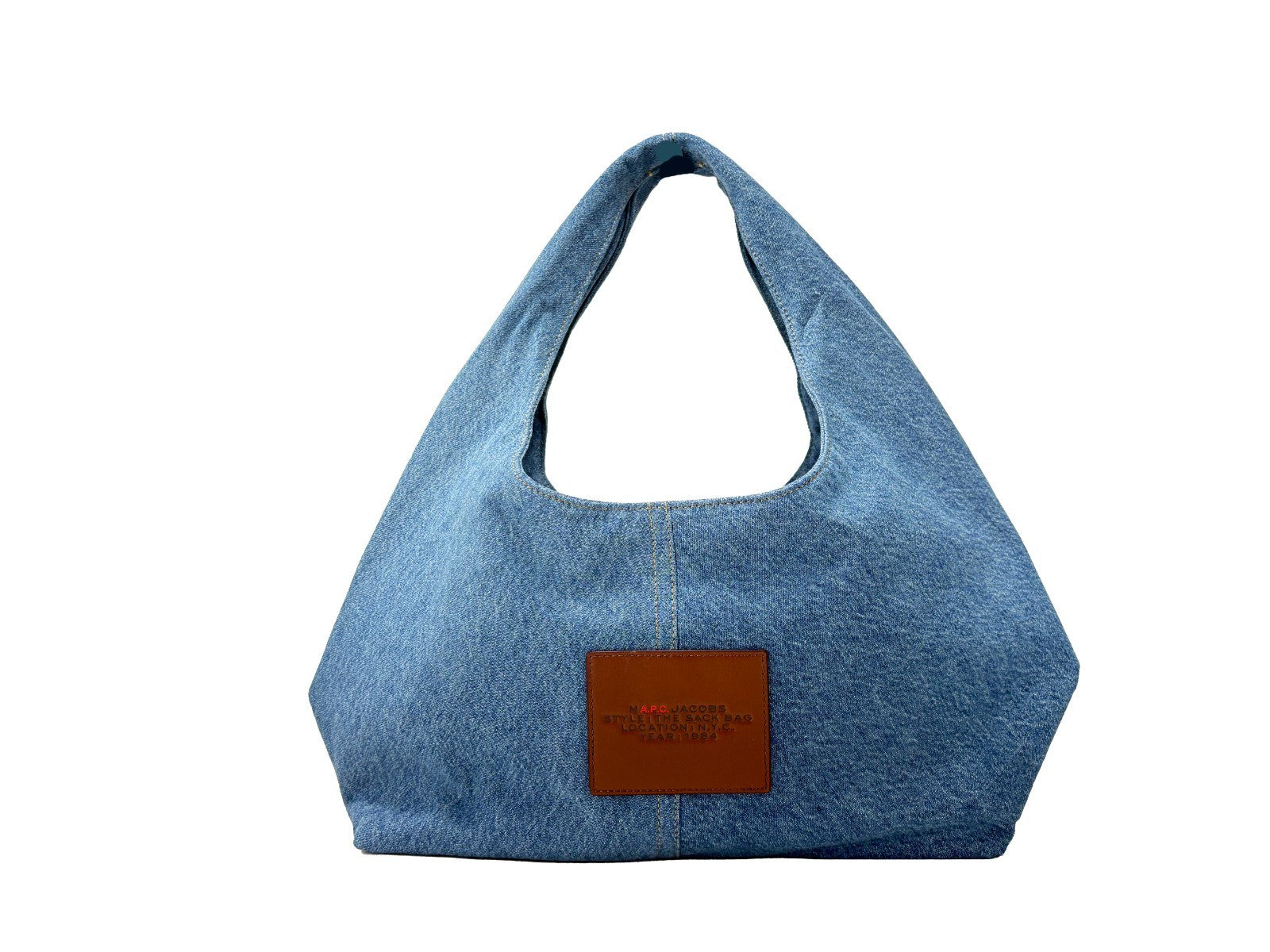 Marc Jacobs Blue Denim Denim Sack Bag