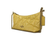 COACH Soft Yellow Leather Shoulder Bags