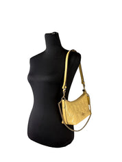 COACH Soft Yellow Leather Shoulder Bags