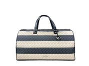 Michael Kors Navy PVC Weekender Bag