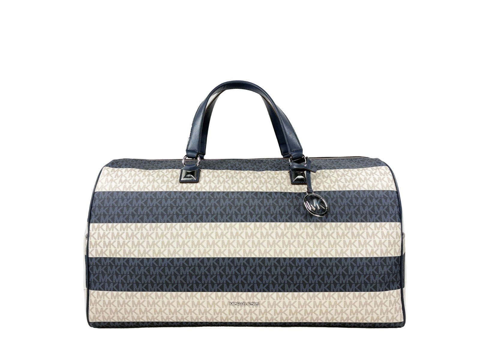 Michael Kors Navy PVC Weekender Bag