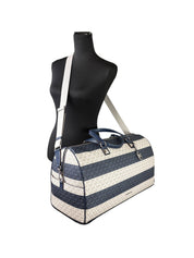 Michael Kors Navy PVC Weekender Bag