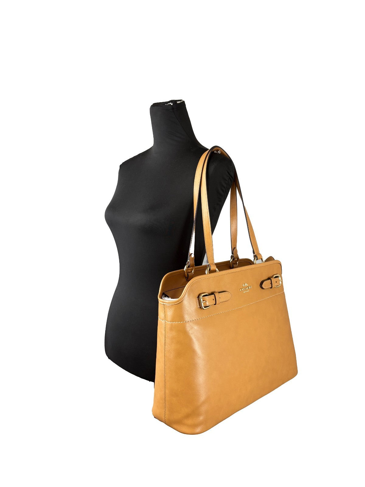 COACH Brown Leather Tote Bags