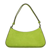 Tory Burch Green Suede Shoulder Bags
