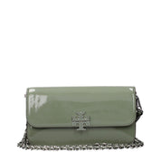 Tory Burch Green Patent Leather Handbag
