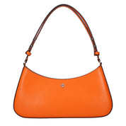 Tory Burch Orange Leather Shoulder Bags