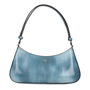 Tory Burch Blue Leather Shoulder Bags