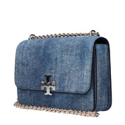 Tory Burch Blue Leather Shoulder Bag