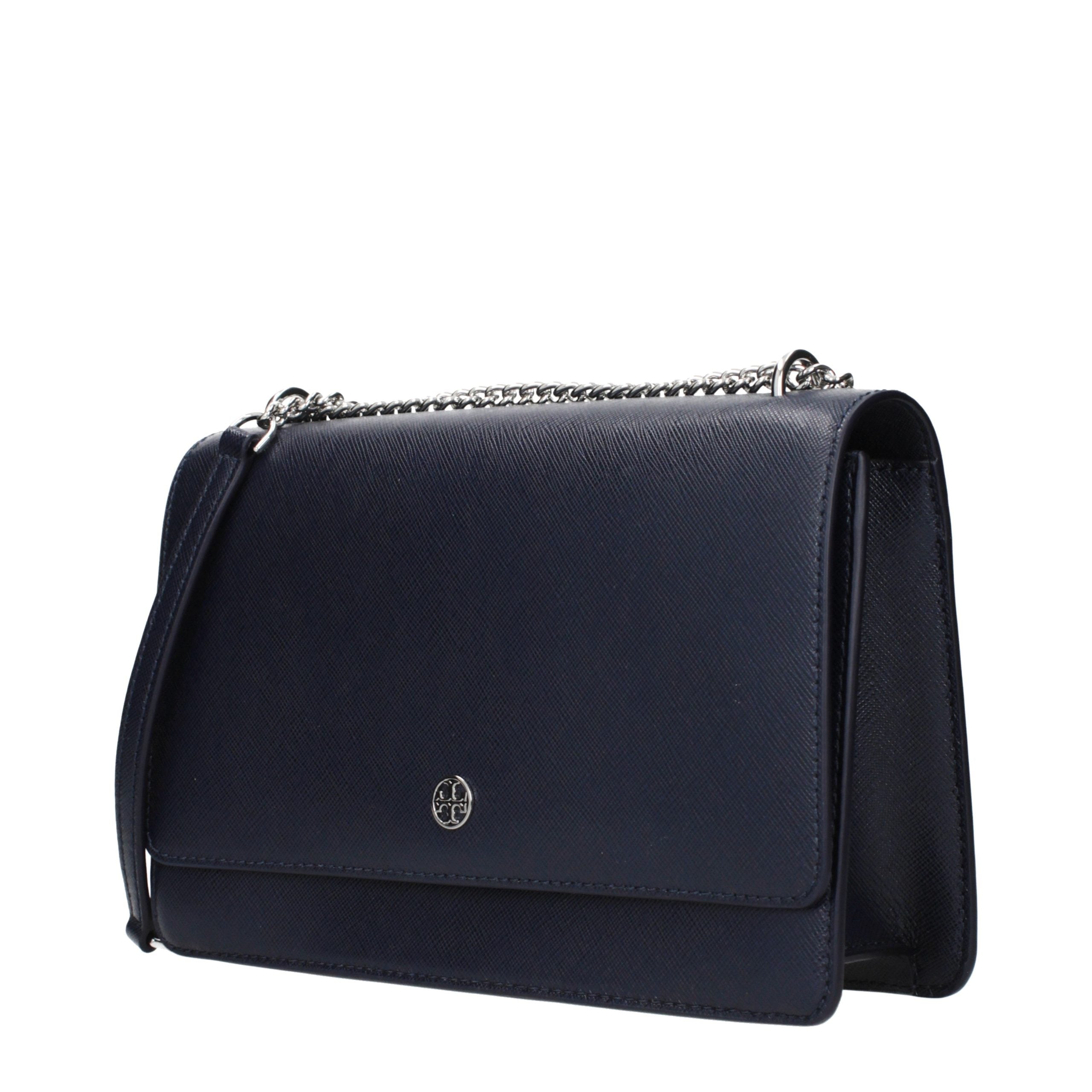 Tory Burch Blue Leather Crossbody Bags