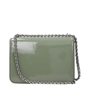 Tory Burch Green Patent Leather Shoulder Bags