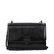 Tory Burch Black Patent Leather Crossbody Bag