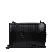 Tory Burch Black Patent Leather Crossbody Bag
