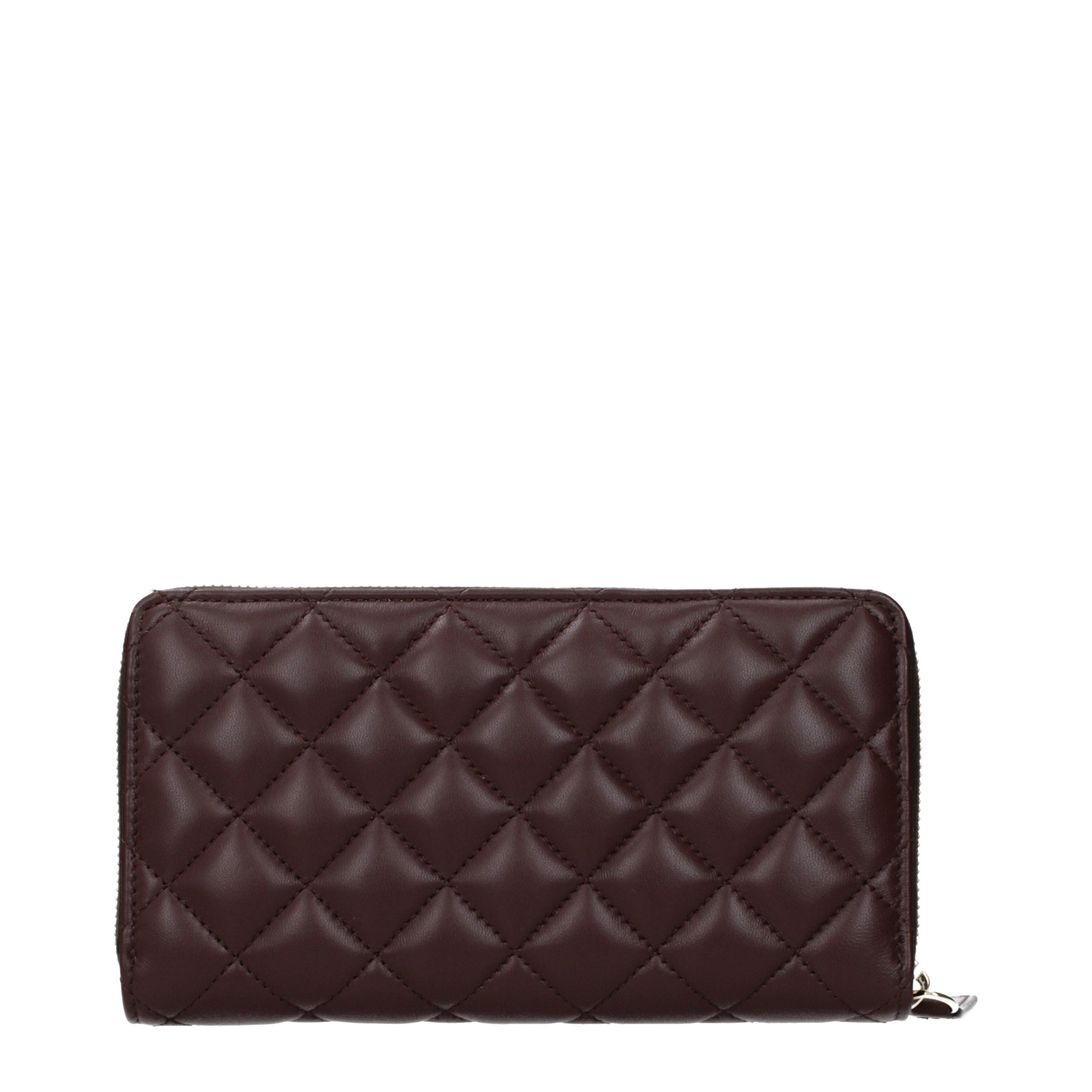 Versace Brown Leather Wallets
