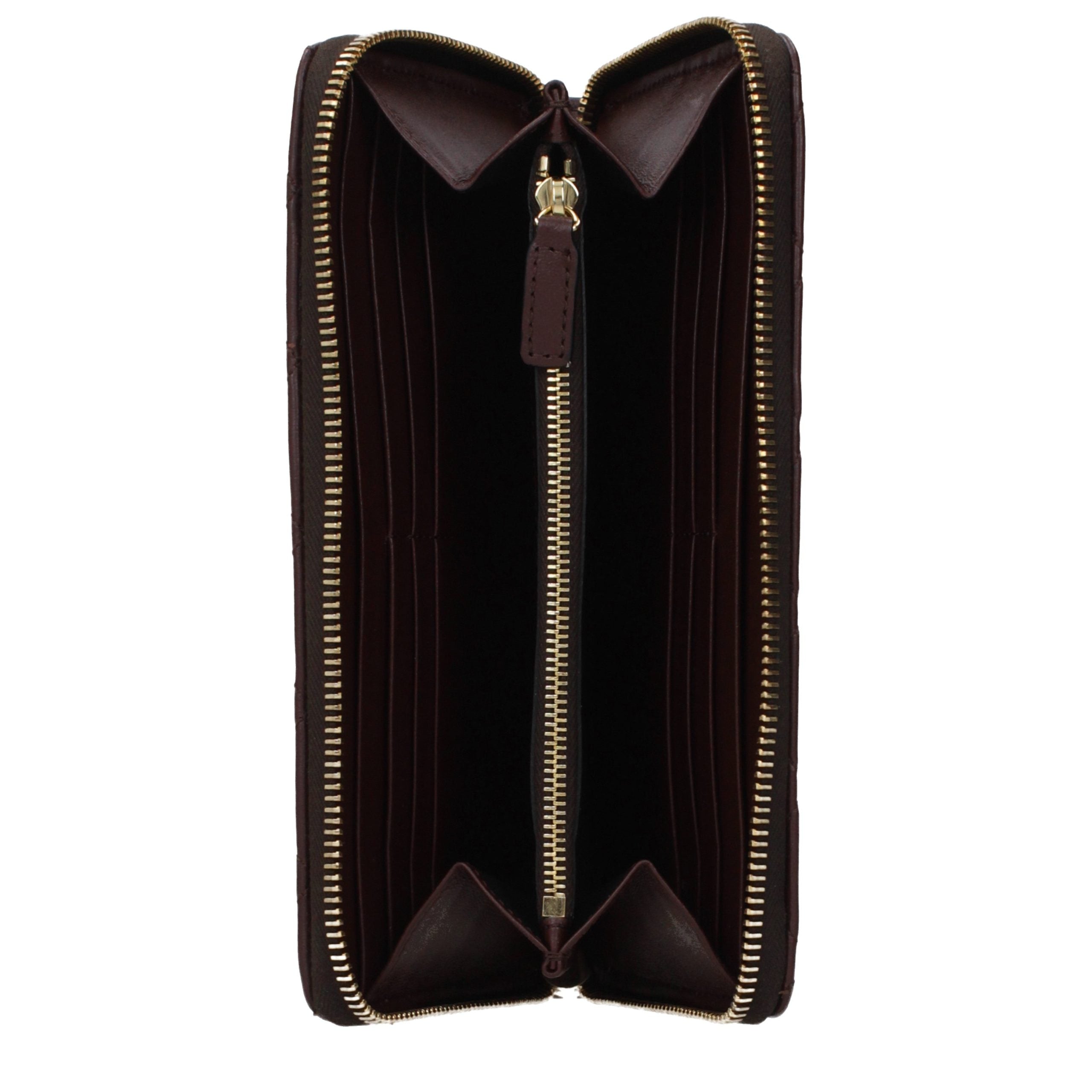 Versace Brown Leather Wallets