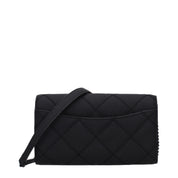 Tory Burch Black Rubberized Leather Clutch Bag