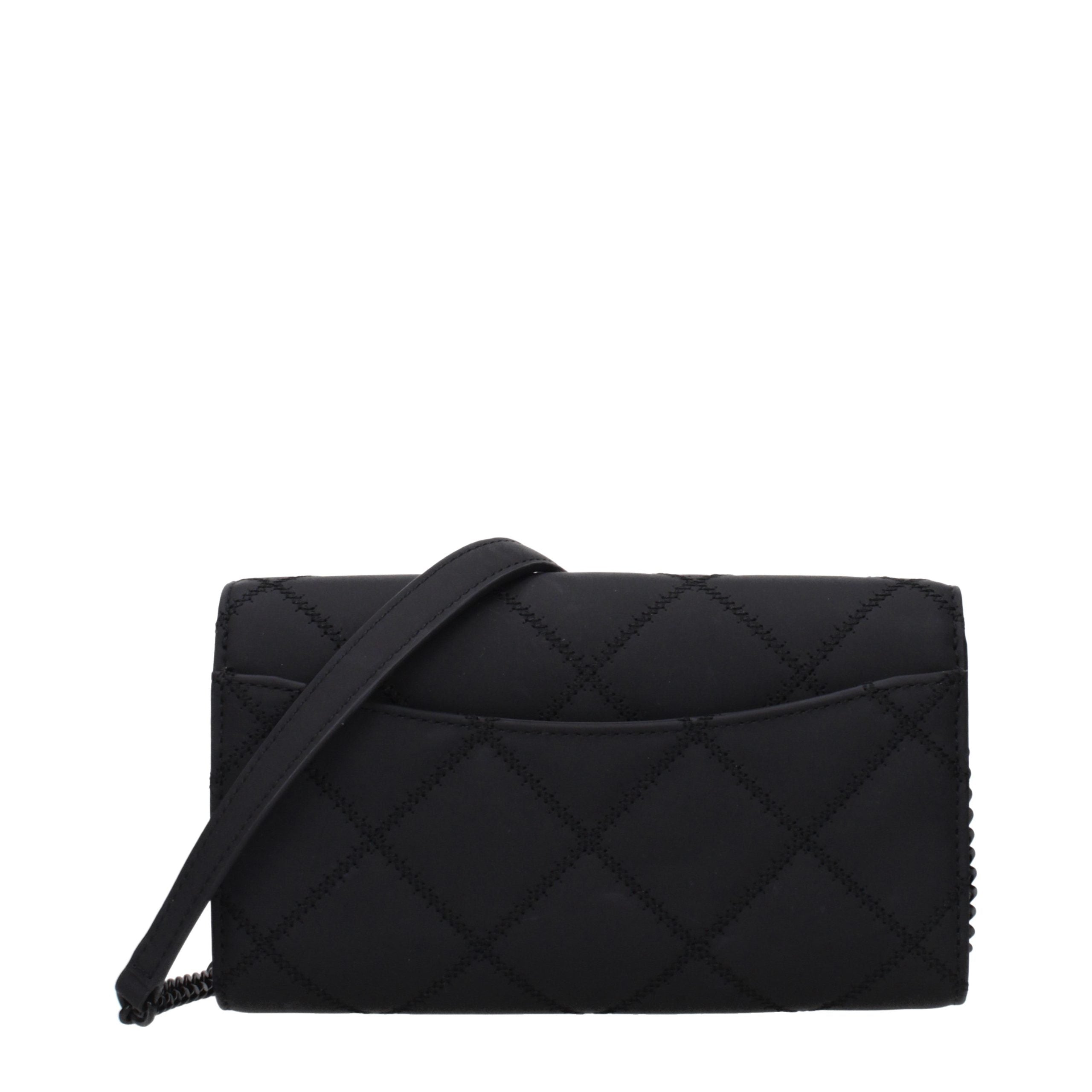 Tory Burch Black Rubberized Leather Clutch Bag