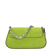 Tory Burch Green Suede Handbag