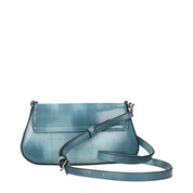 Tory Burch Blue Leather Crossbody Bags