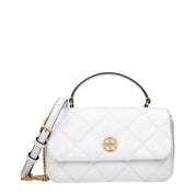 Tory Burch White Leather Handbags