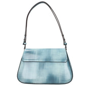 Tory Burch Blue Leather Shoulder Bag