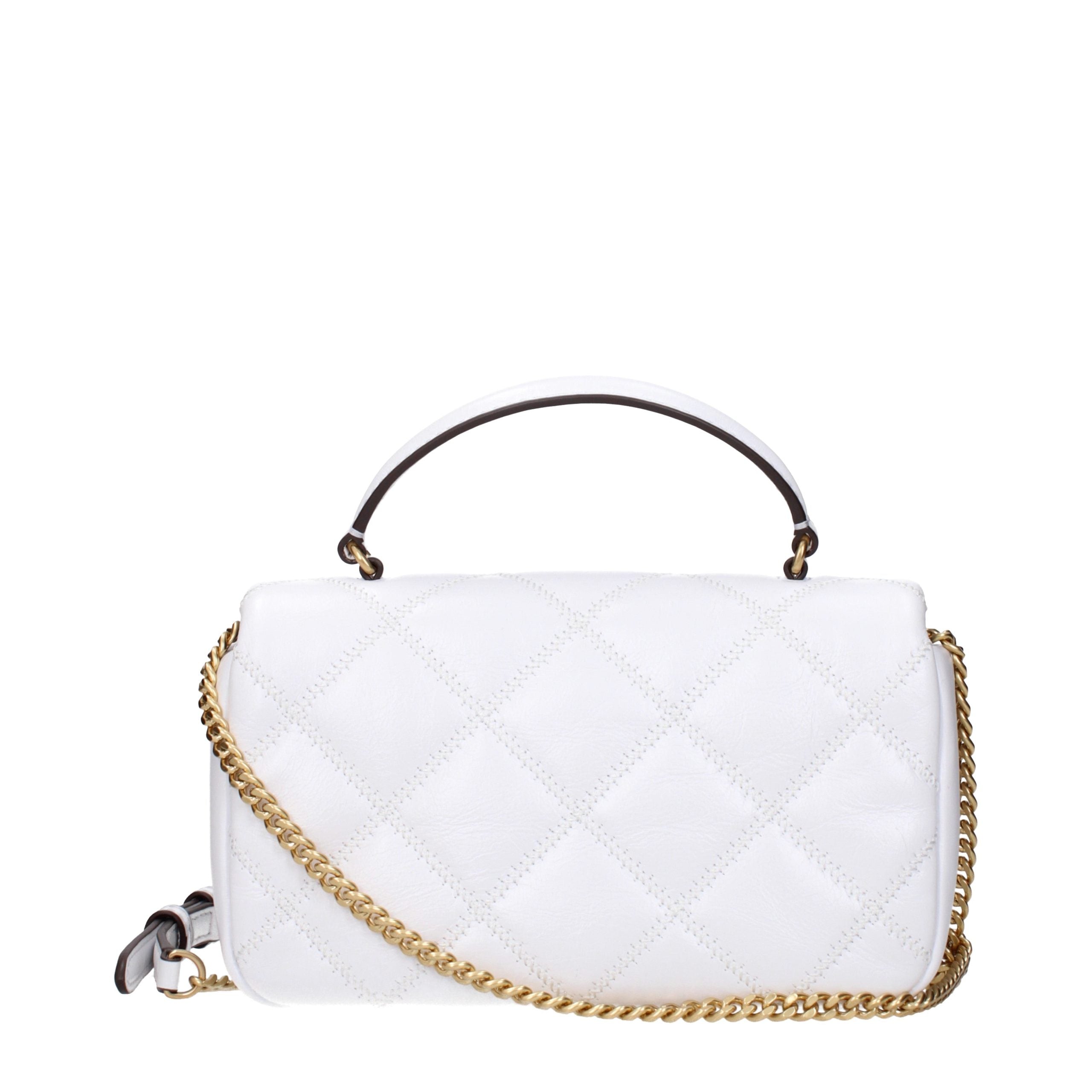 Tory Burch White Leather Handbags