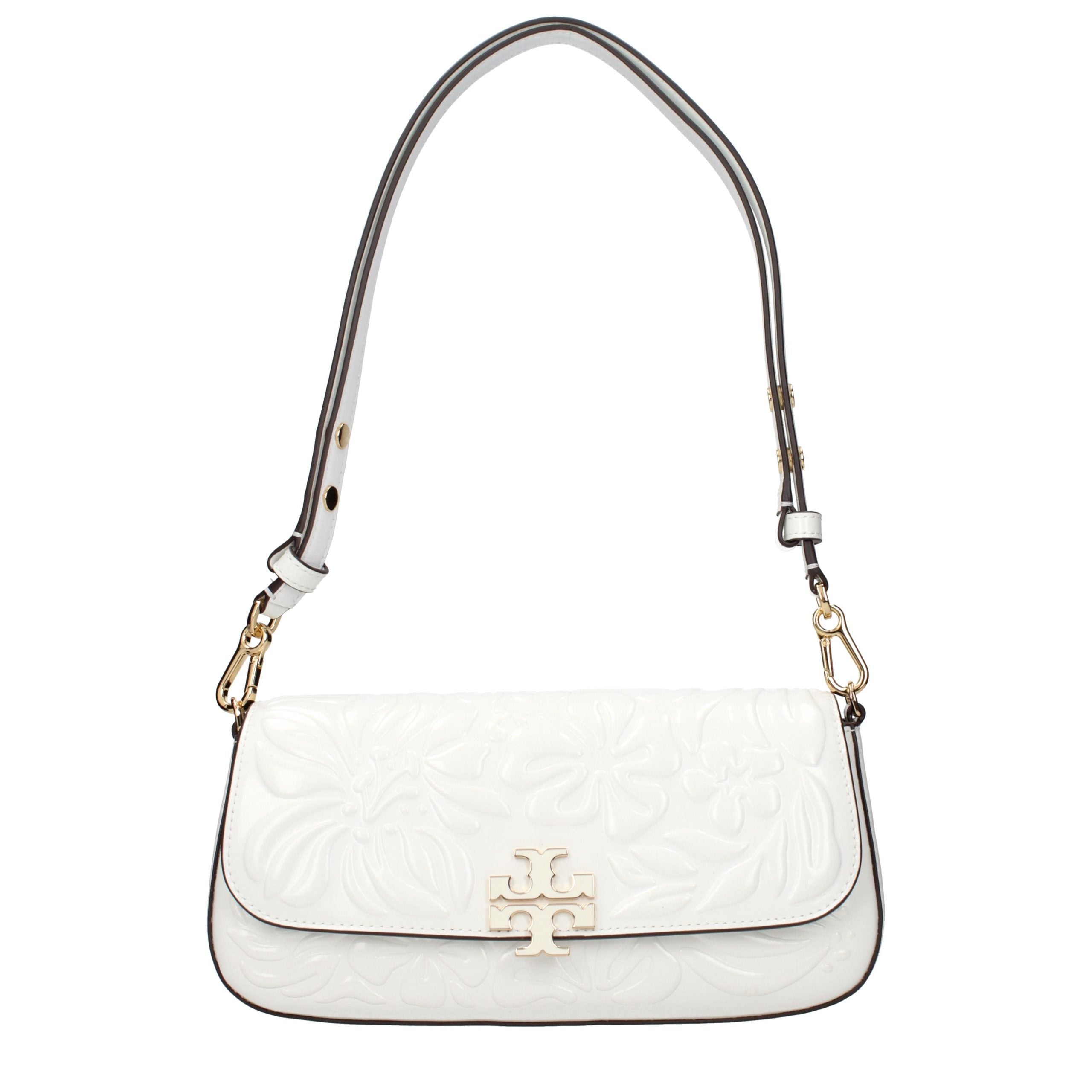 Tory Burch White Leather Handbags