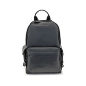 Brunello Cucinelli Black Calf Leather Backpack