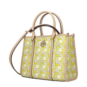 Tory Burch Yellow Fabric Handbag