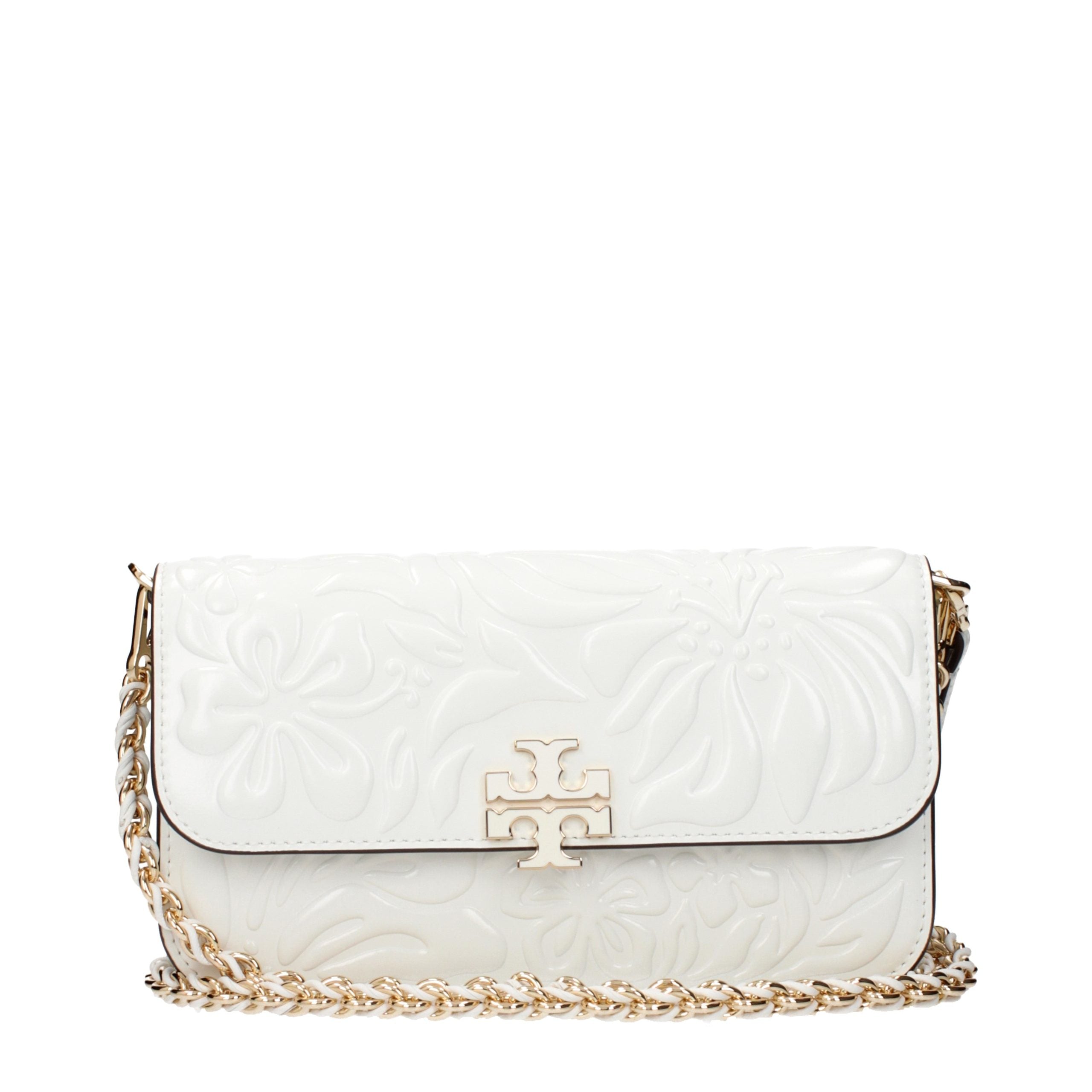 Tory Burch White Leather Handbags