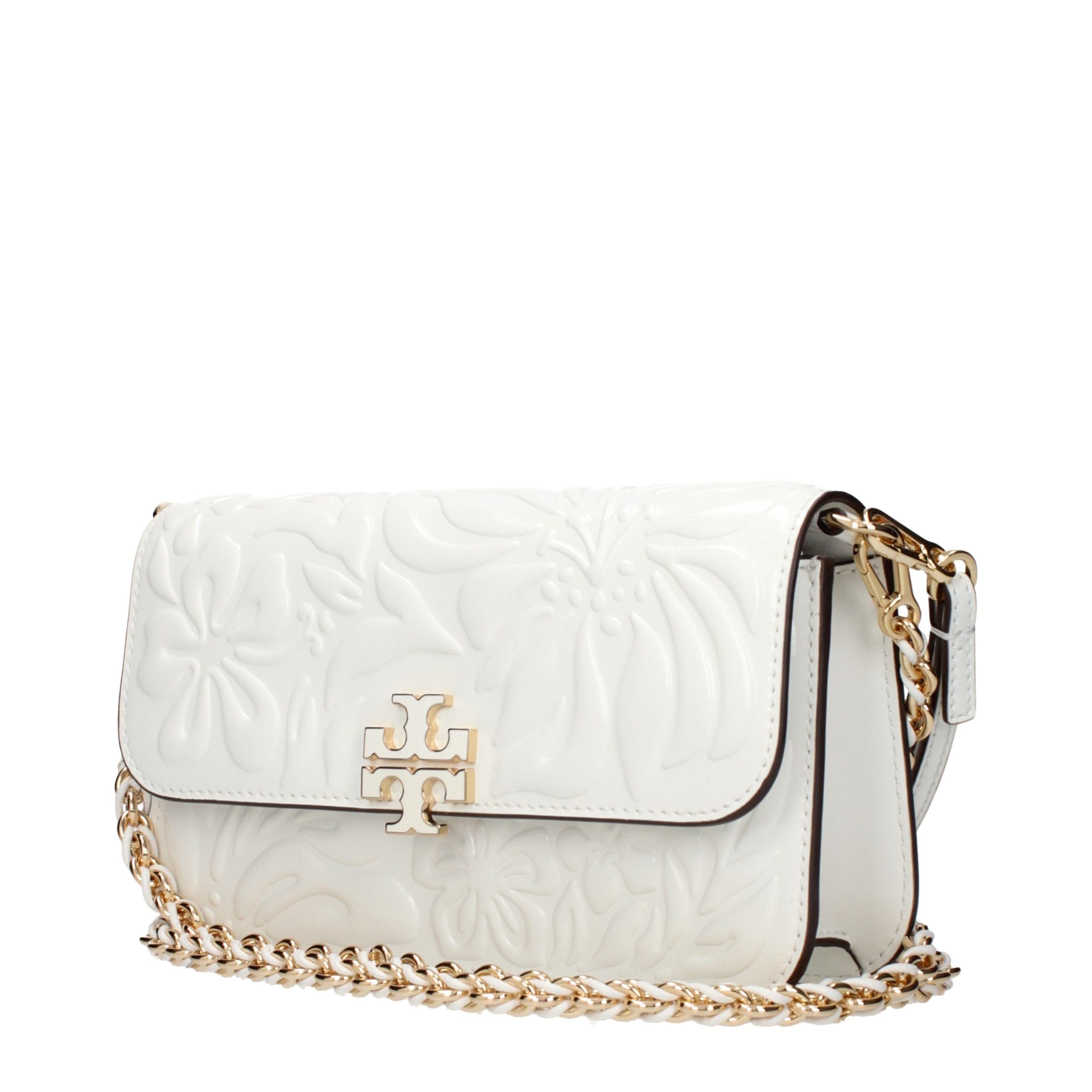 Tory Burch White Leather Handbags