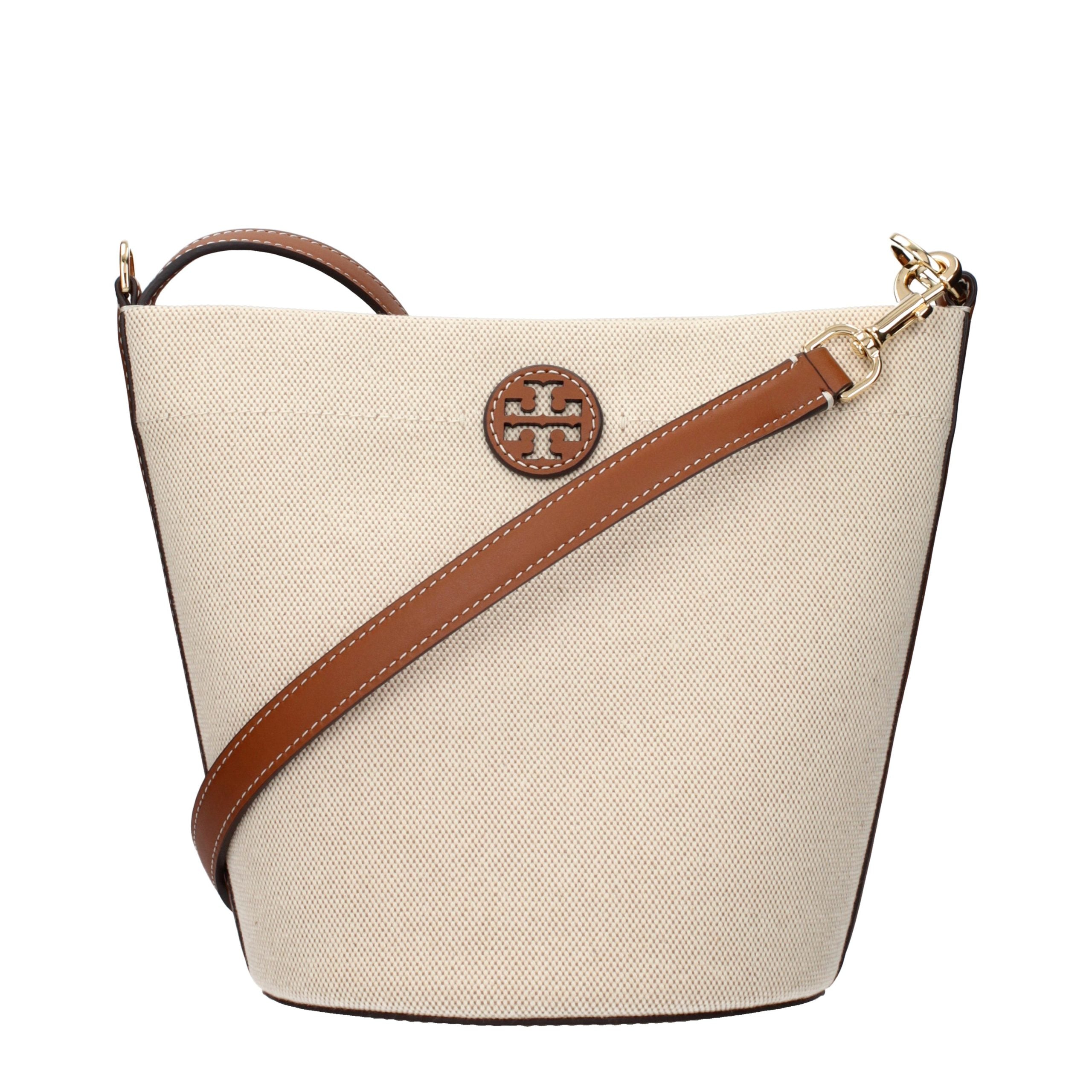 Tory Burch Beige Fabric Crossbody Bags