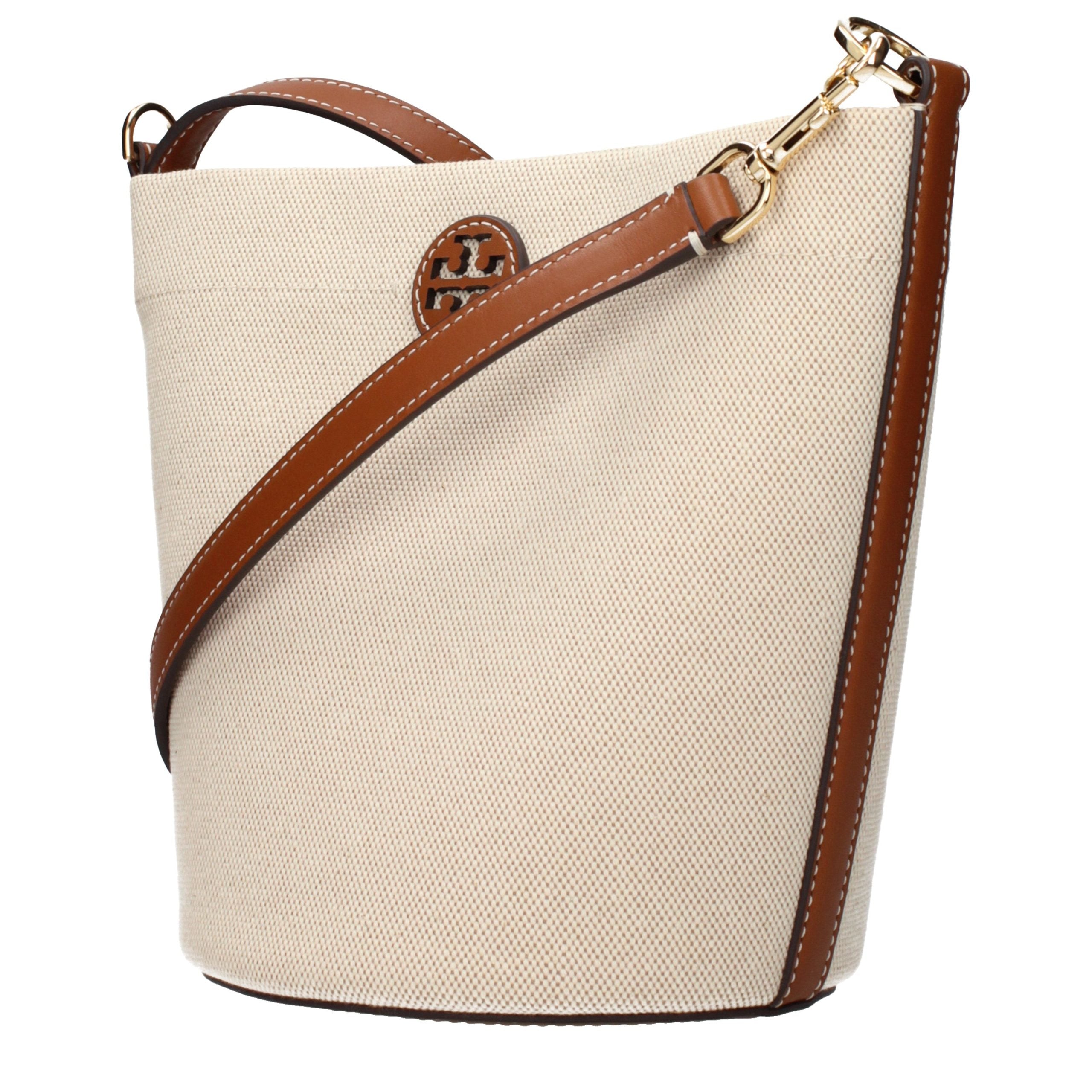 Tory Burch Beige Fabric Crossbody Bags
