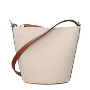 Tory Burch Beige Fabric Crossbody Bags