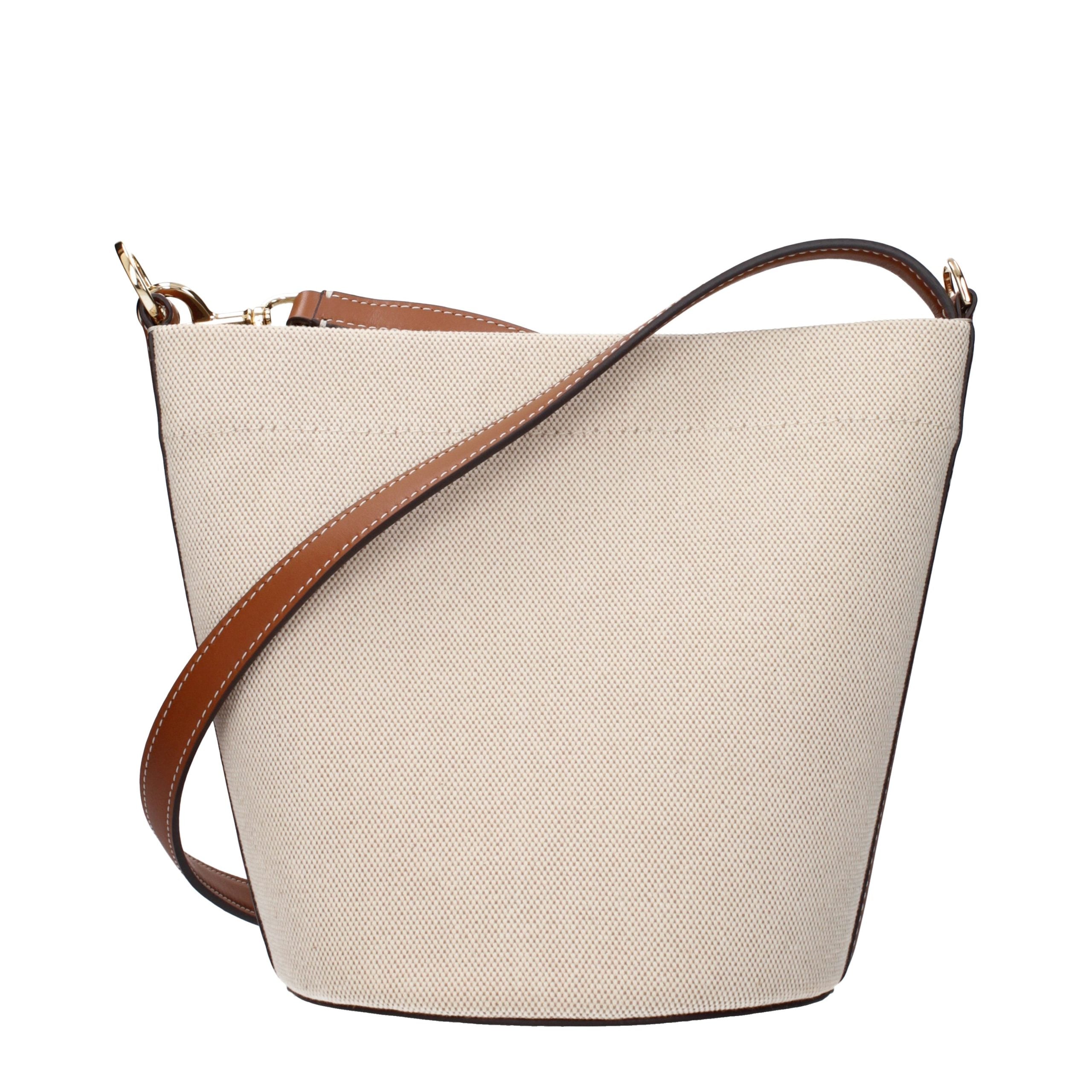 Tory Burch Beige Fabric Crossbody Bags