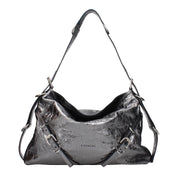 Givenchy Silver Leather Shoulder Bag
