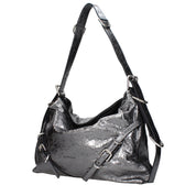 Givenchy Silver Leather Shoulder Bag