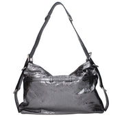Givenchy Silver Leather Shoulder Bag