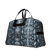 Roberto Cavalli Gray Fabric Travel Bags