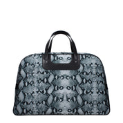 Roberto Cavalli Gray Fabric Travel Bags