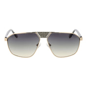 Guess Gold Metal Aviator Sunglasses