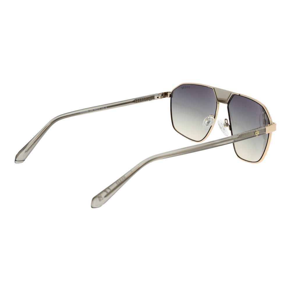 Guess Gold Metal Aviator Sunglasses