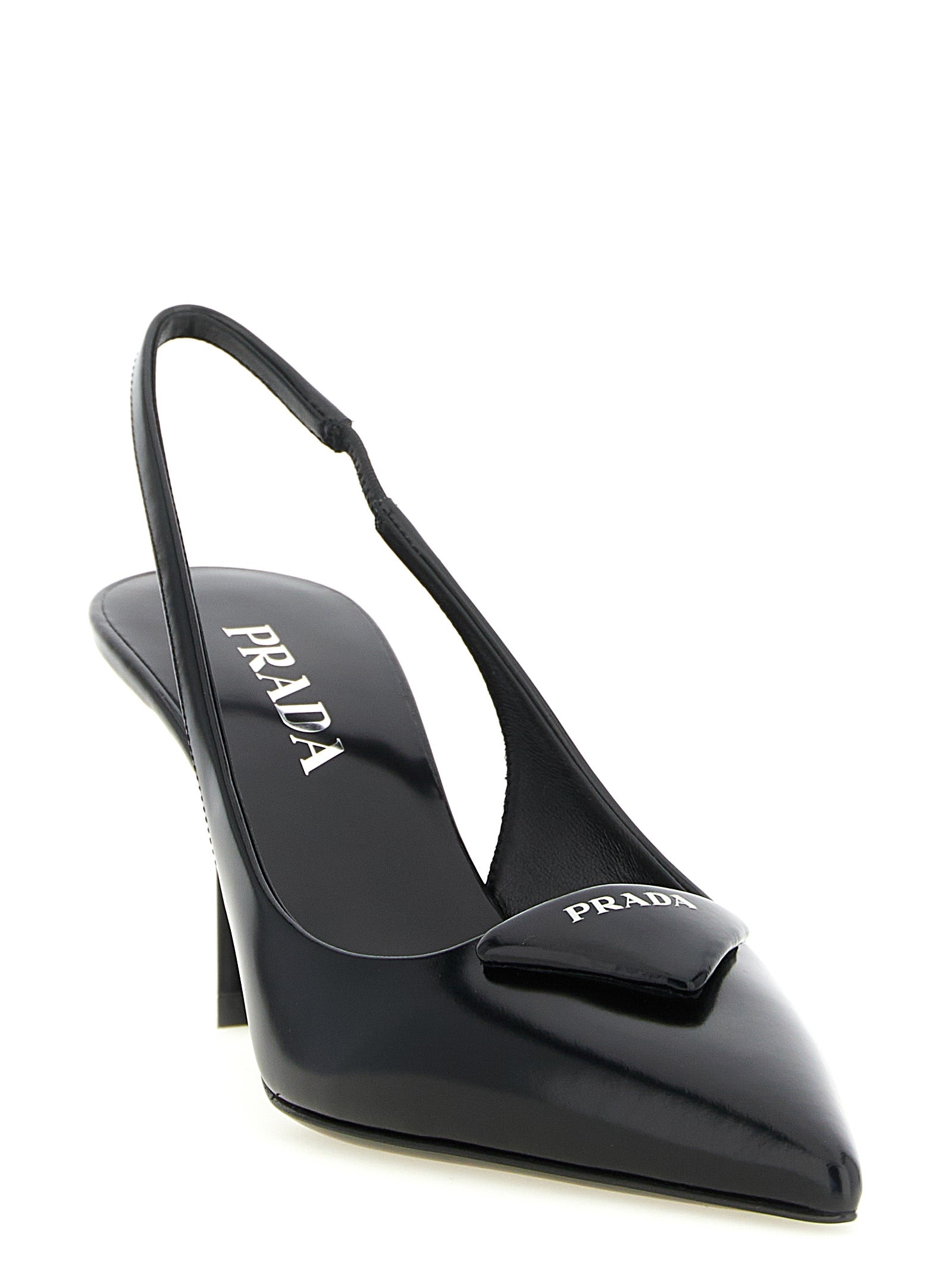 Prada Black Calfskin Pumps