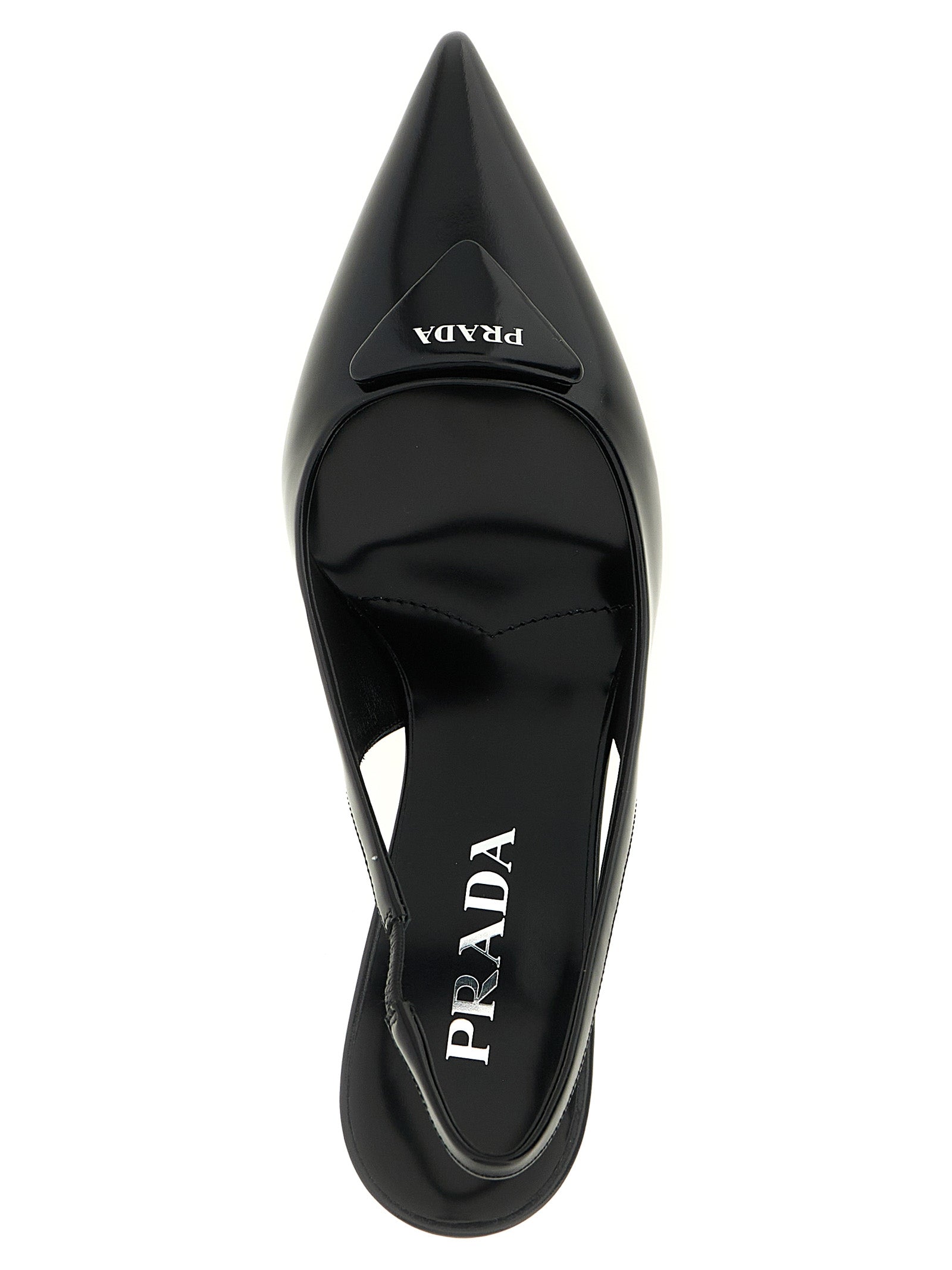 Prada Black Calfskin Pumps