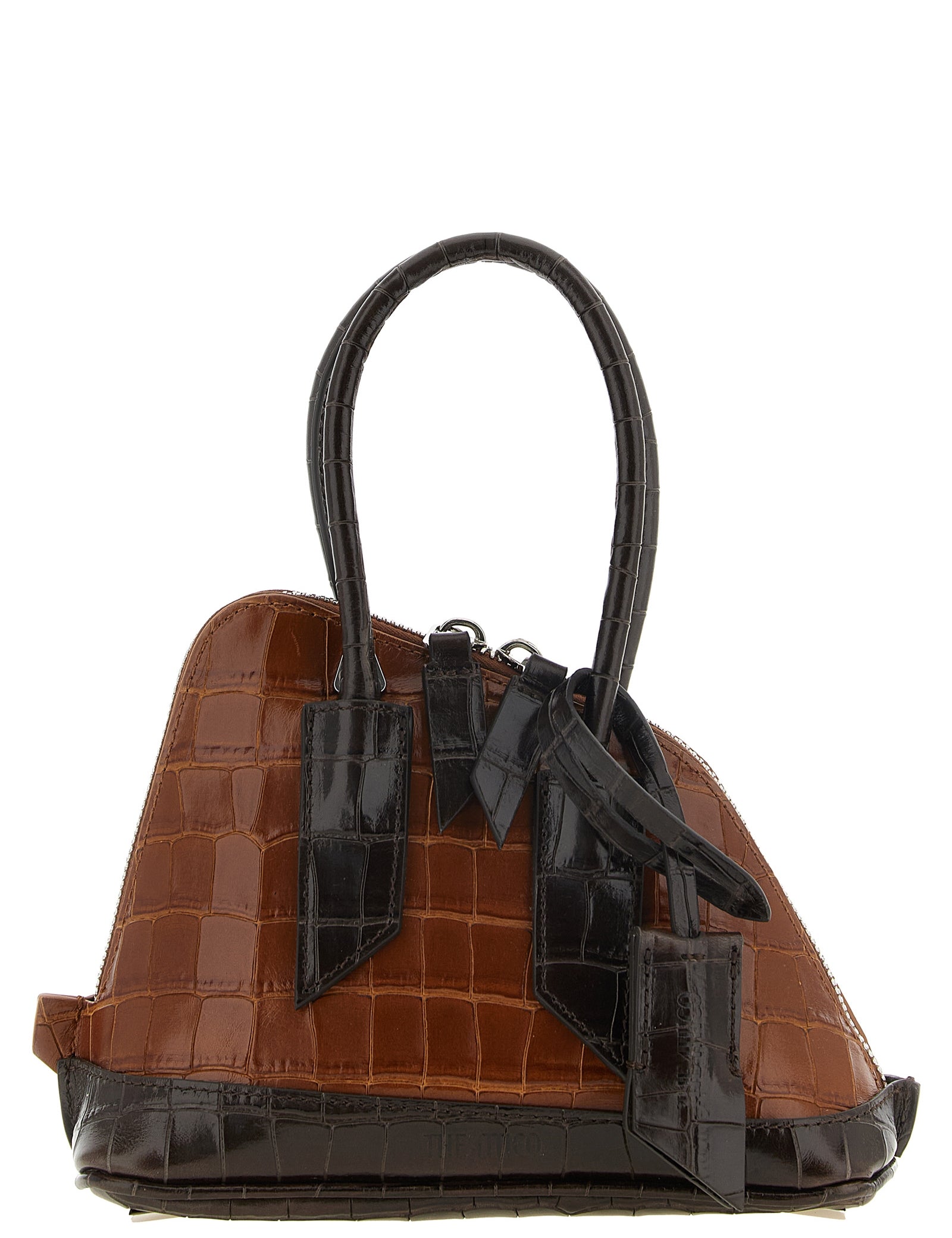 The Attico Brown Calfskin Handbags